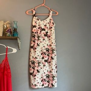 Pink Blush Floral Maternity Dress
